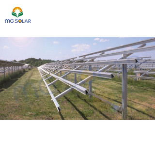 Pile Driven Solar Ground Structure System